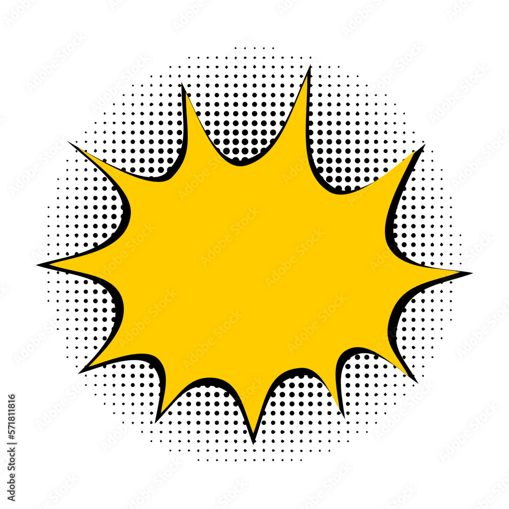 Pop Art Speech Bubble Pop Art Speech Bubble