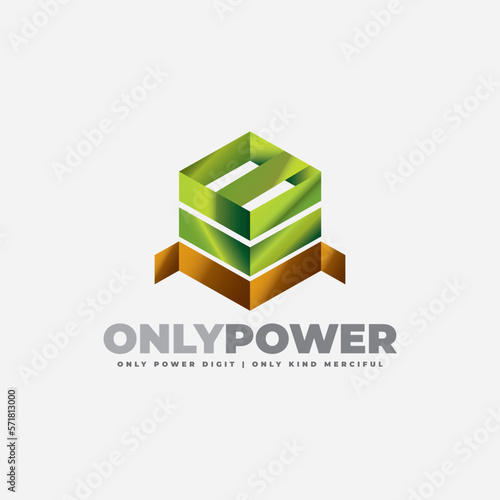 Only Power and Kind Merciful Islamic Architecture Logo