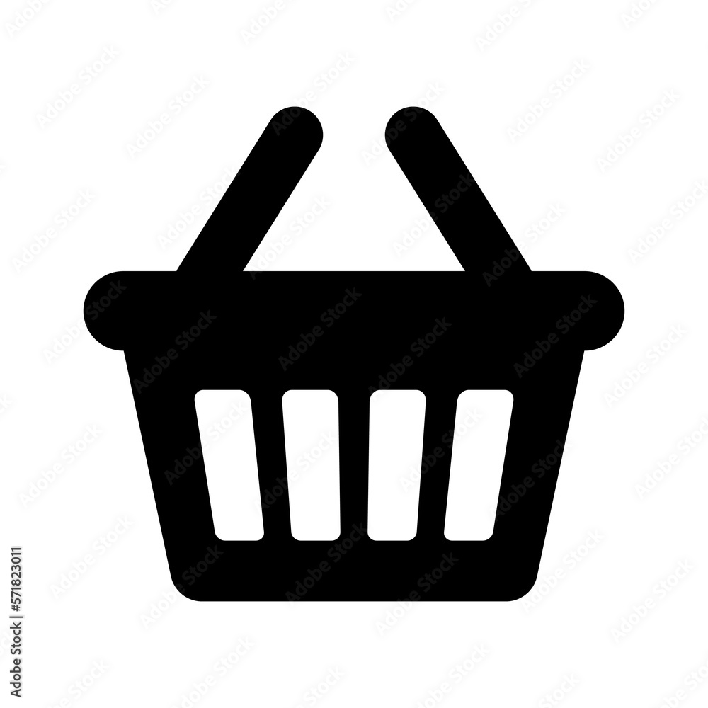 Shopping basket icon - vector illustration. Shop cart, bag, online purchase, retail vector illustration design on white background. Shopping basket icon - vector illustration. Shop cart, bag, online purchase, retail vector illustration design on white background.