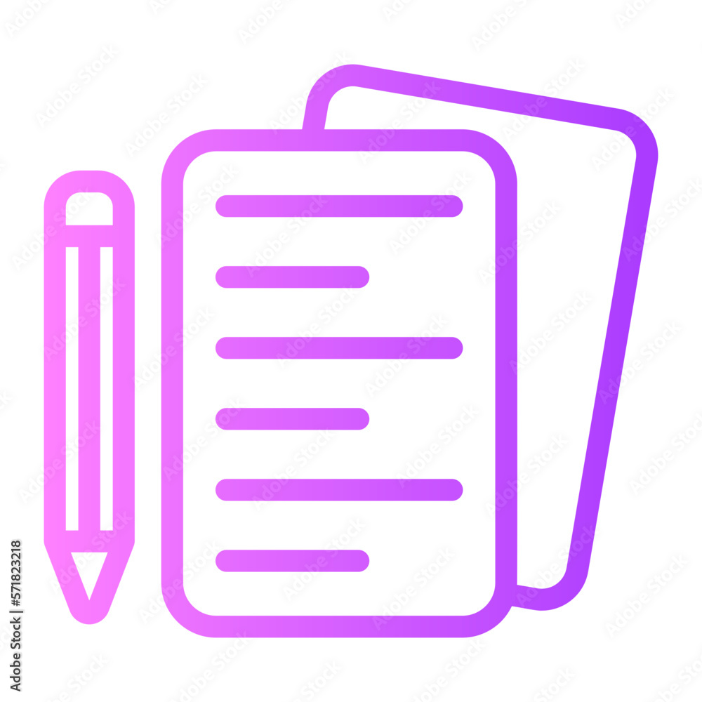 agenda gradient icon agenda gradient icon