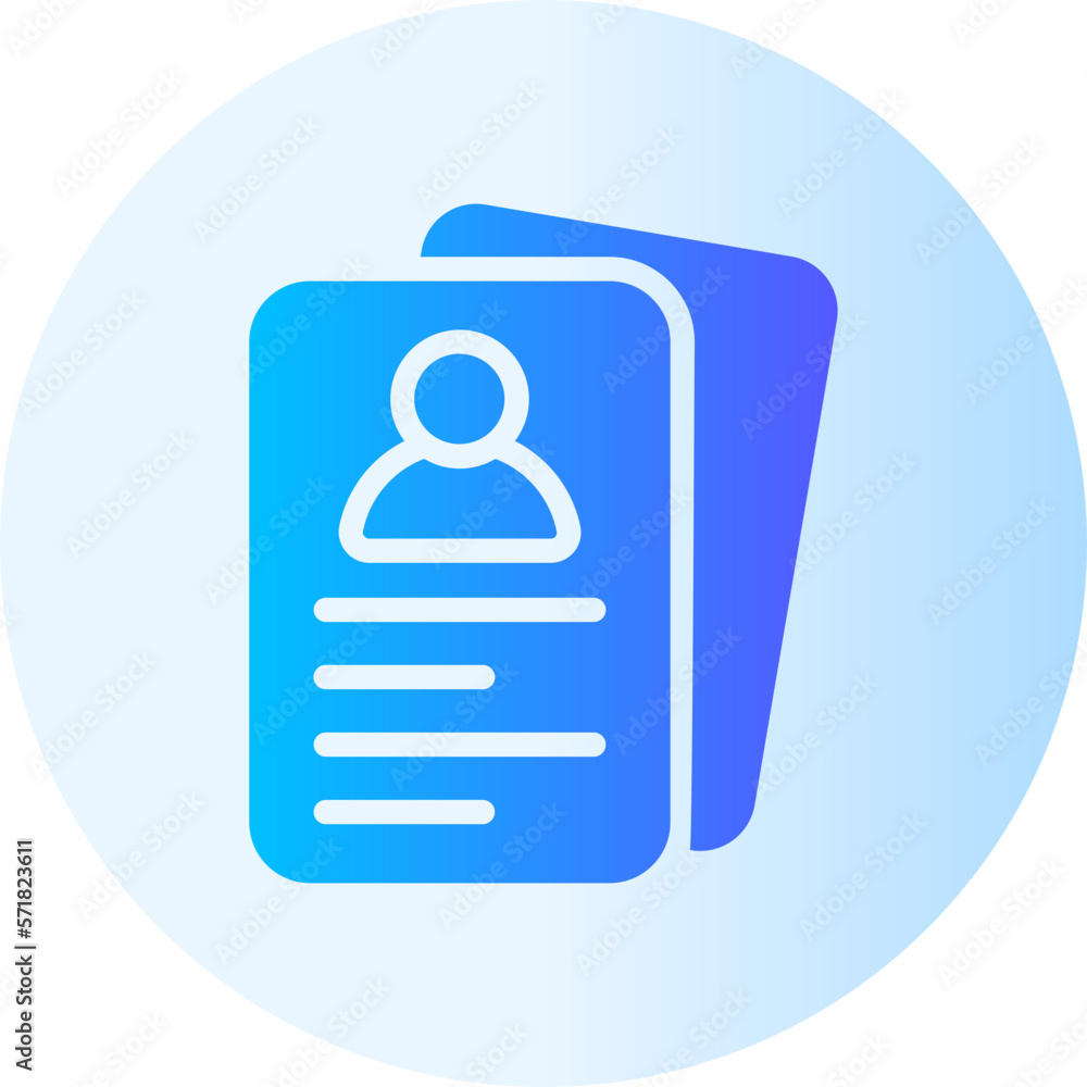 resume gradient icon resume gradient icon