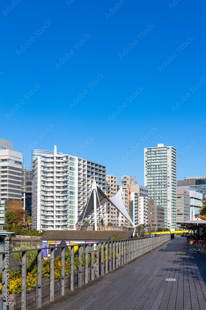 Obraz premium 【東京の都市風景】天王洲アイル周辺の風景