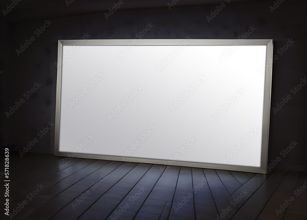 Digital Poster Billboard Plakatwand Mock-Up Digital Poster Billboard Plakatwand Mock-Up