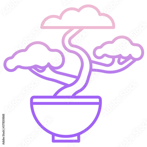 juniper bonsai tree  icon