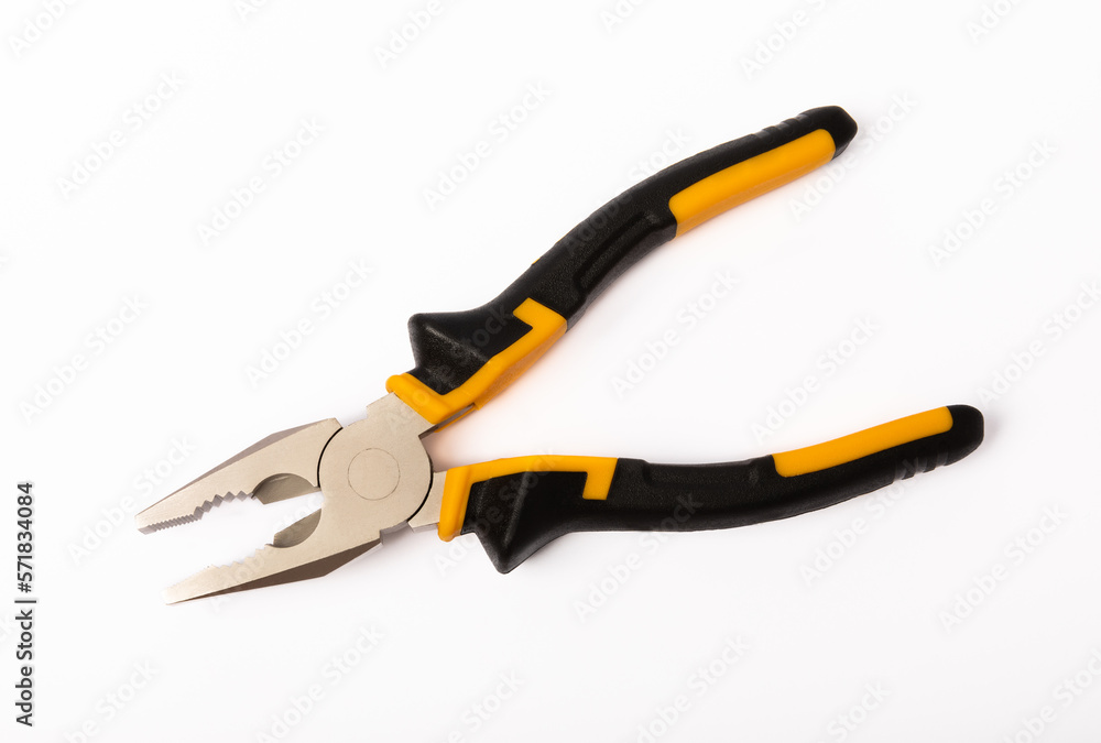 Pliers isolated on white background. Pliers isolated on white background.