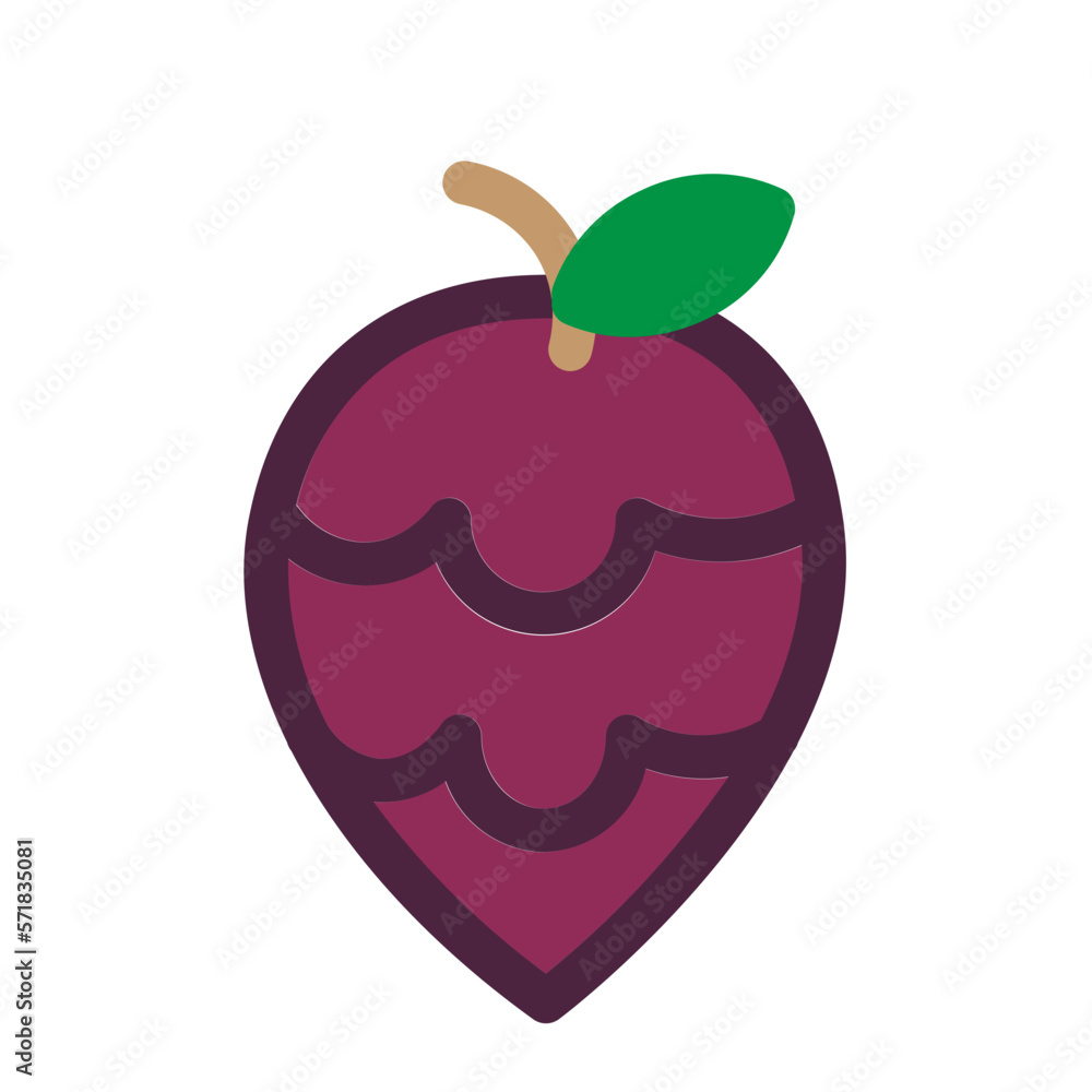 Fototapeta premium Beet Flat Icon