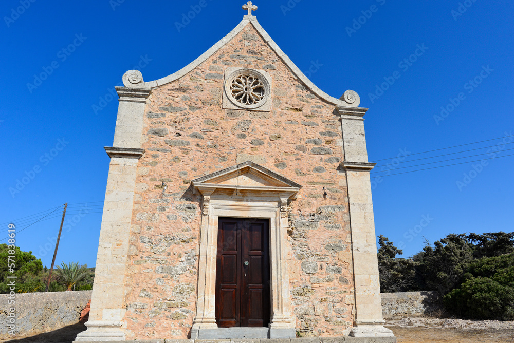 Kapelle Parekklḗsi am Kloster Toplou in Ostkreta, Griechenland 