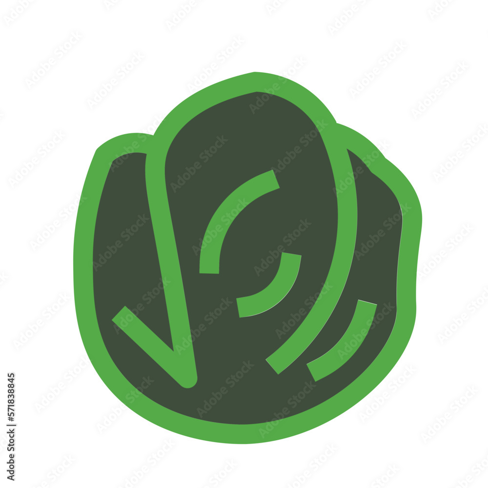 Cabbage Flat Icon Cabbage Flat Icon