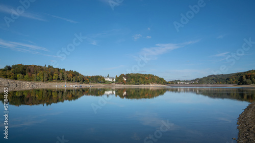 Henne lake, Meschede, Sauerland, Germany