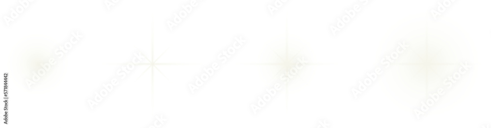 White glowing light effect without shadow for lamp on transparent background - obrazy, fototapety, plakaty 