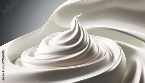 cream, cream texture. cosmetic product for face and body care. generative AI