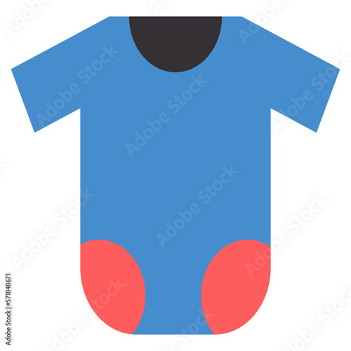 bodysuit flat icon