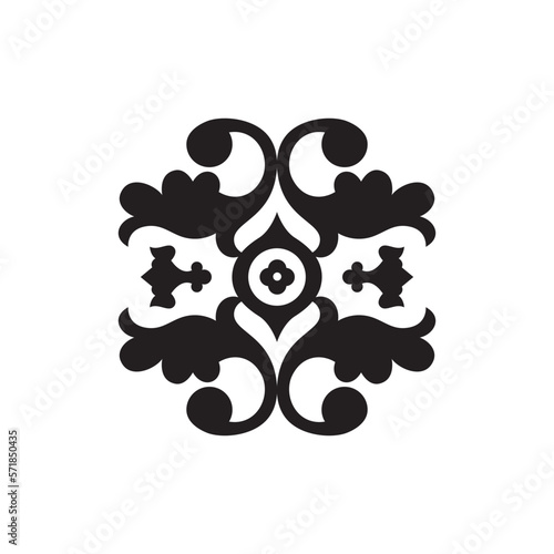 Minimal Tiles, Talavera Art Decor. Inspired By Georgian Traditional Ornaments and Symbols. Vector illustration