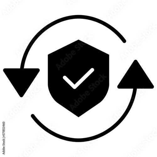 Financial security icon