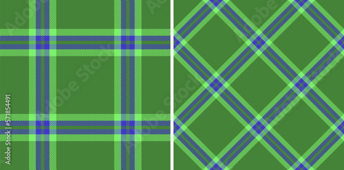Check pattern background. Fabric tartan plaid. Textile vector seamless texture.