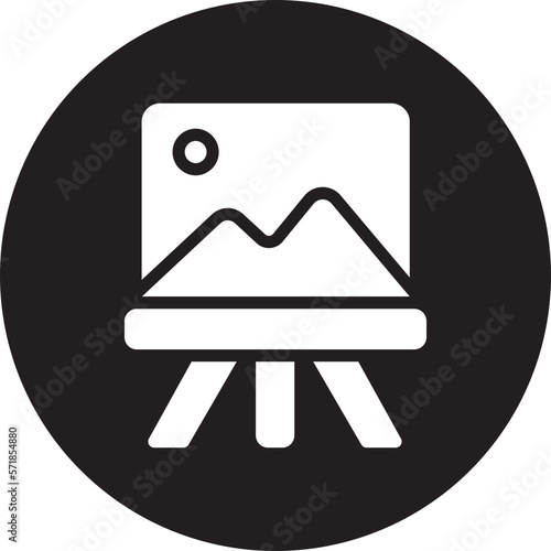 Art Board glyph icon