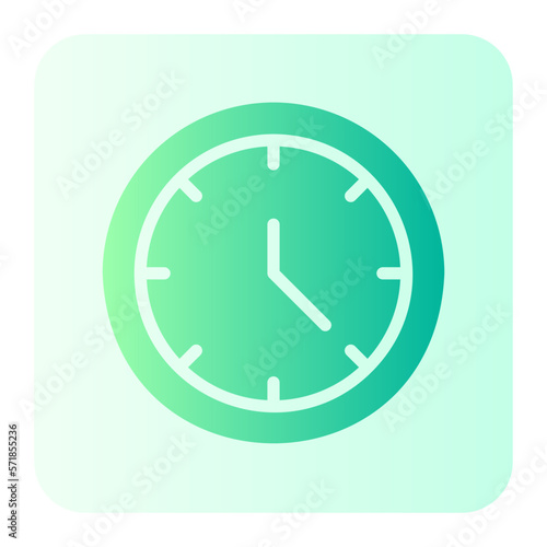 clock gradient icon
