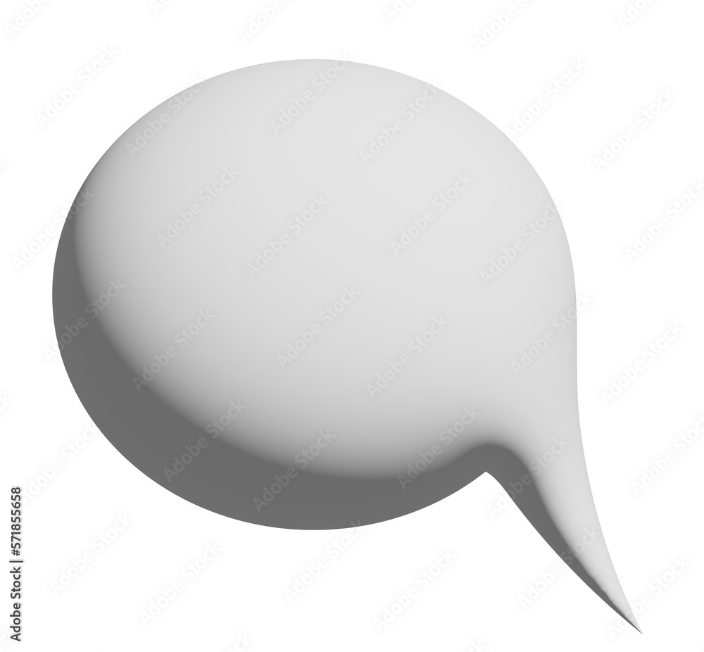 Blank empty white speech bubbles illustration cloud 3d soft pillow Blank empty white speech bubbles illustration cloud 3d soft pillow
