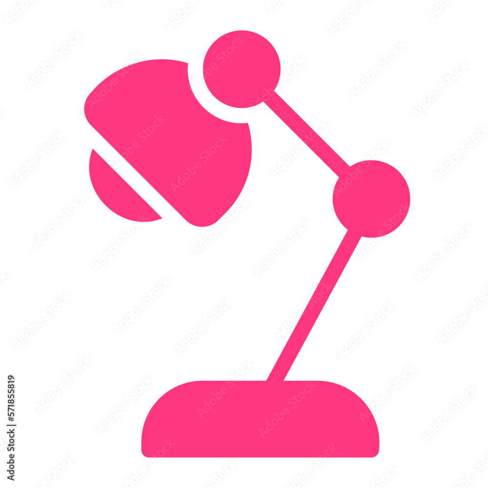 desk lamp gradient icon desk lamp gradient icon