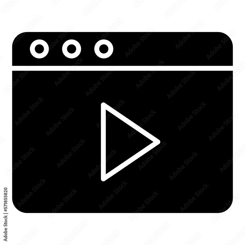 video website icon video website icon