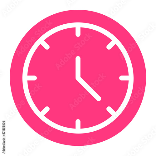 clock gradient icon