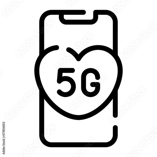 medical app line icon
