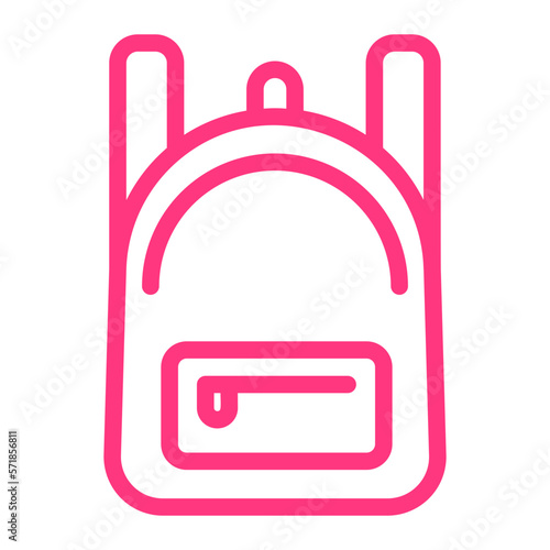 school bag gradient icon