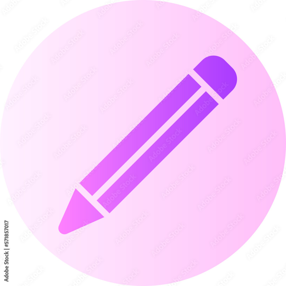 pencil gradient icon pencil gradient icon