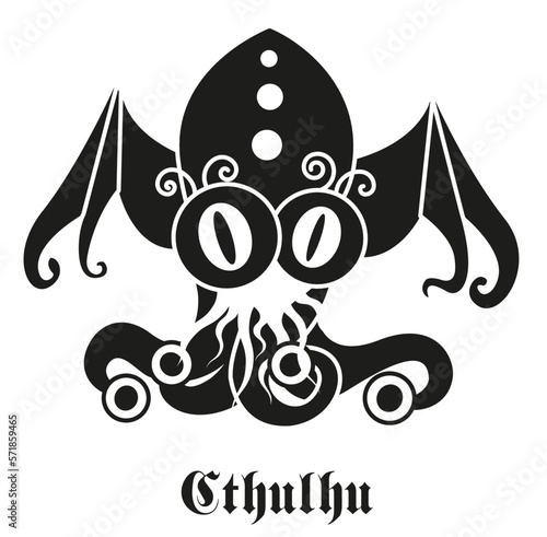 MONSTRE Lovecraft CTHULHU Pieuvre poulpe grand ancien 1
