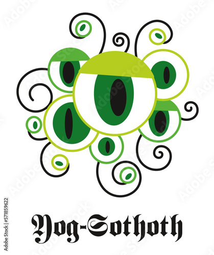 MONSTRE Lovecraft CTHULHU Yog Sothoth tas d'œils grand ancien 2