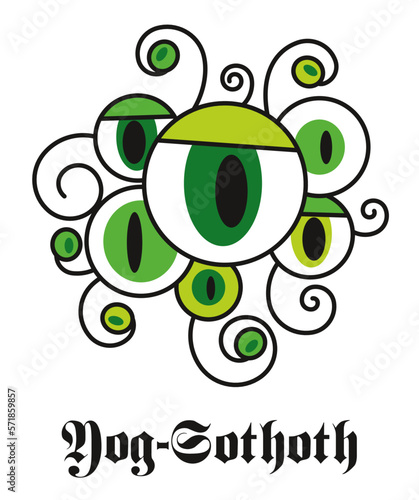 MONSTRE Lovecraft CTHULHU Yog Sothoth tas d'œils grand ancien 3