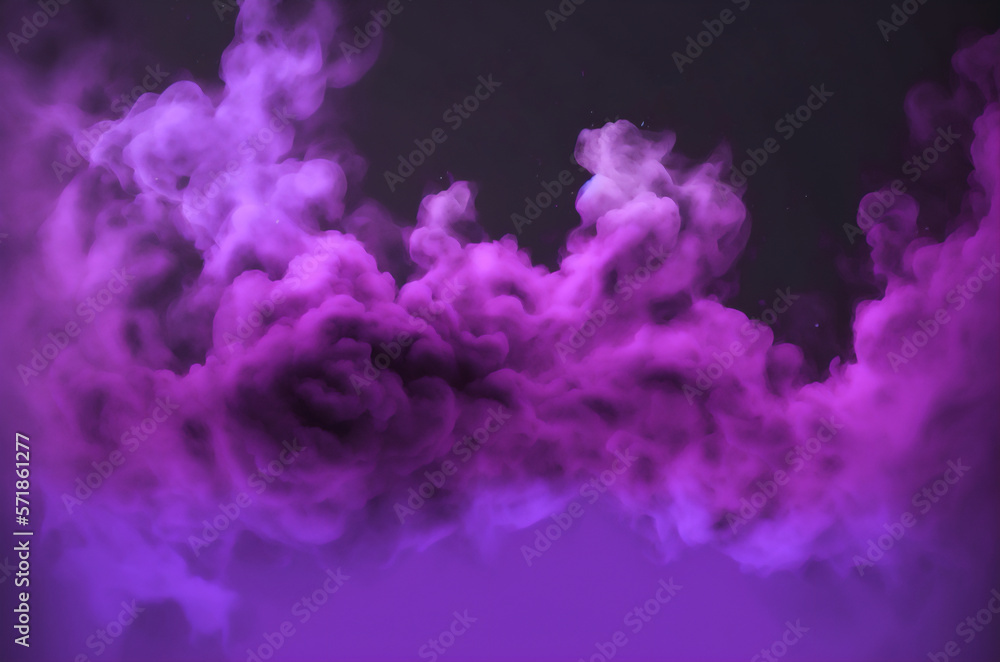 Purple smoke. Abstract clouds. Colorful Holi background. Generative AI Purple smoke. Abstract clouds. Colorful Holi background. Generative AI
