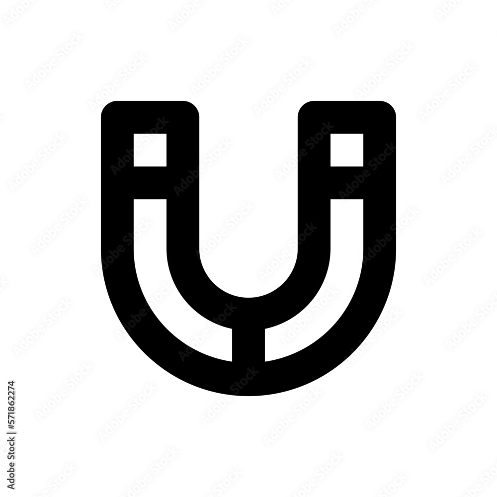 magnet line icon magnet line icon