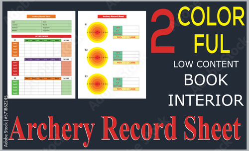 Archery Record Sheet

An archery record sheet is a tool used to track an archer's performance and progress over time. 
