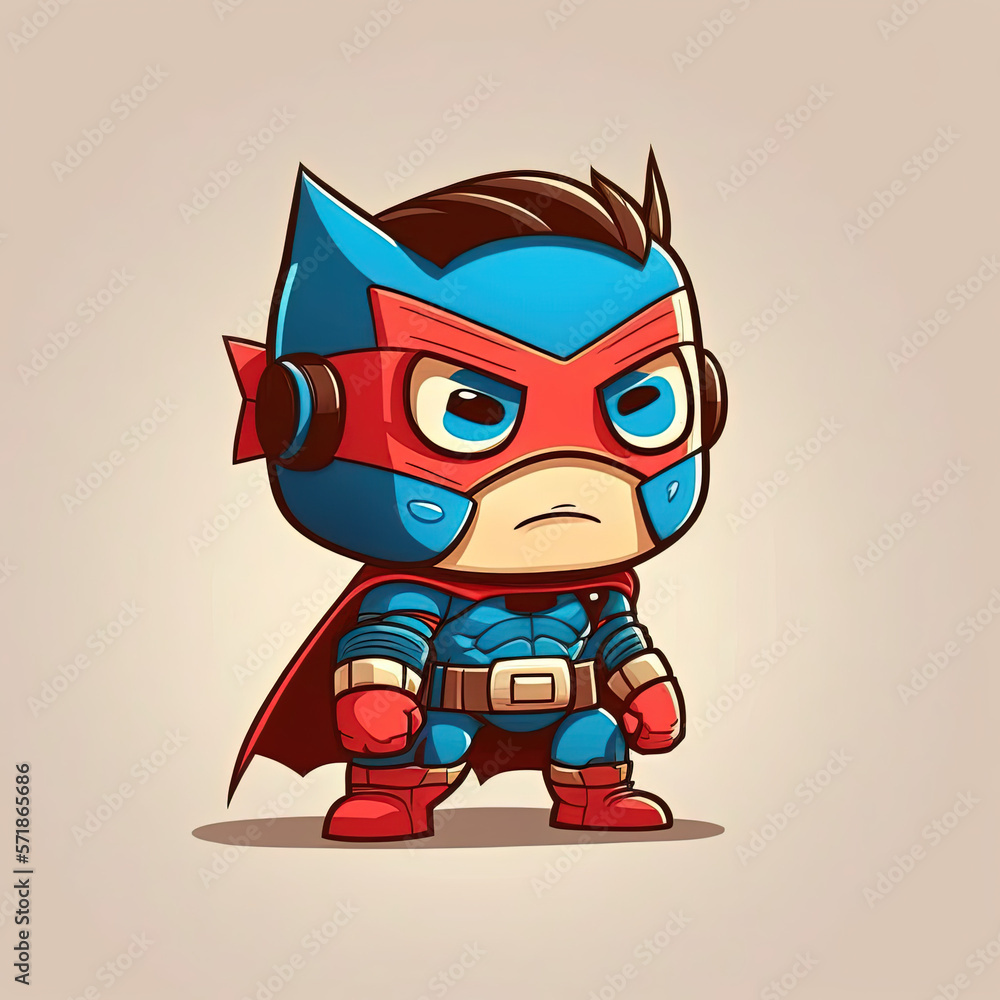 Superhero mask, modern simple illustration Superhero mask, modern simple illustration