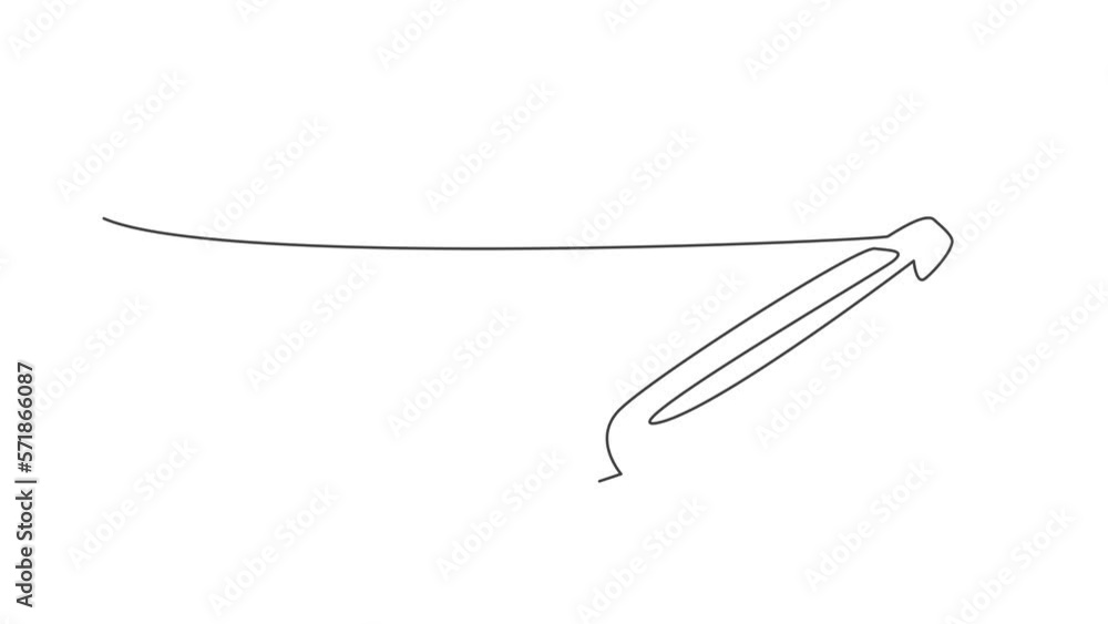 Animated self drawing of continuous one line draw wooden pencil for writing on paper. Back to school hand drawn minimalism concept. Full length single line animation for education illustration. Animated self drawing of continuous one line draw wooden pencil for writing on paper. Back to school hand drawn minimalism concept. Full length single line animation for education illustration.