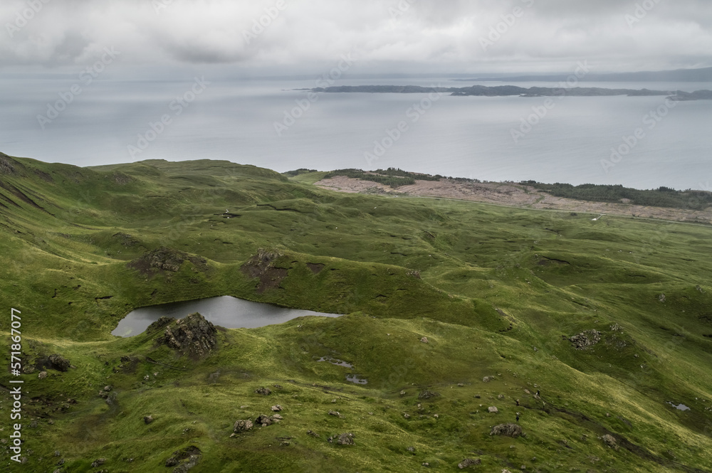 Old Man of Storr wild landscape, Isle of Skye, Scotland Old Man of Storr wild landscape, Isle of Skye, Scotland