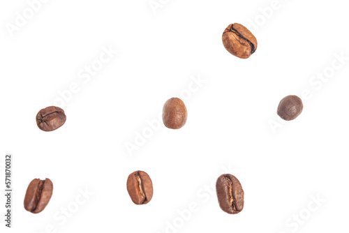 Coffee Beans isolated on white background.