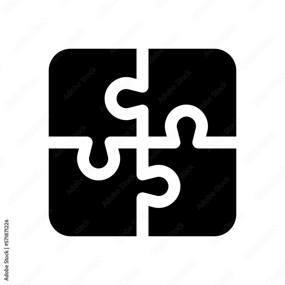 puzzle glyph icon puzzle glyph icon