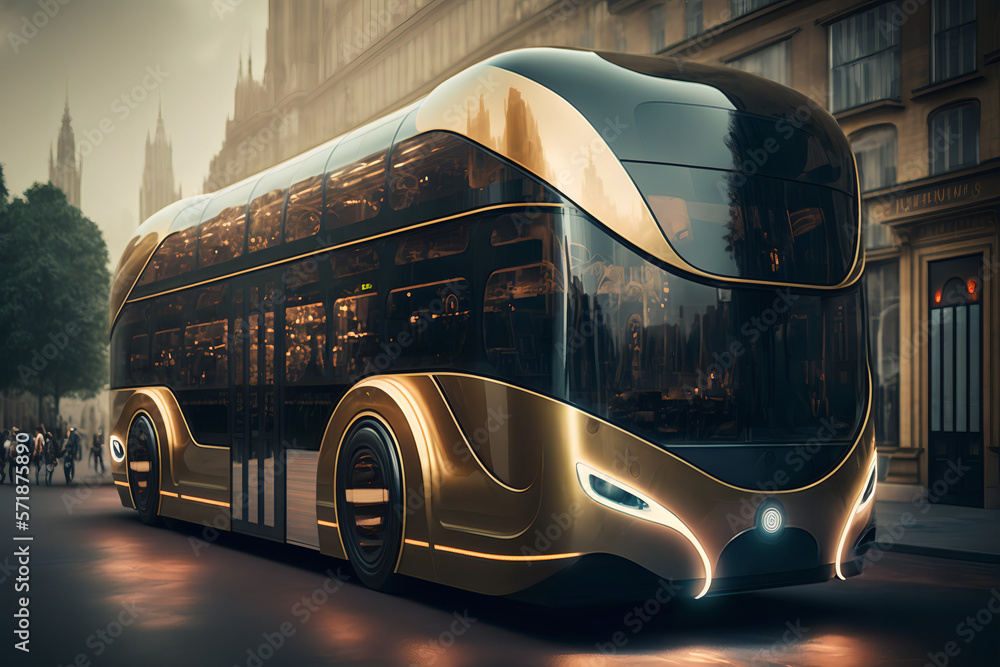 his futuristic city bus concept combines the classic charm of London