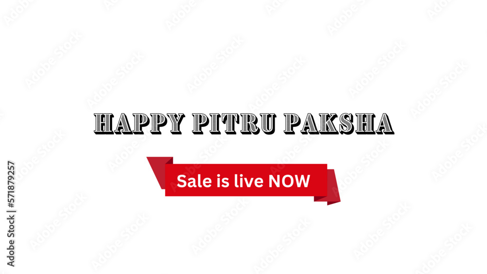 Happy Pitru Paksha Wish with Sale is live now banner