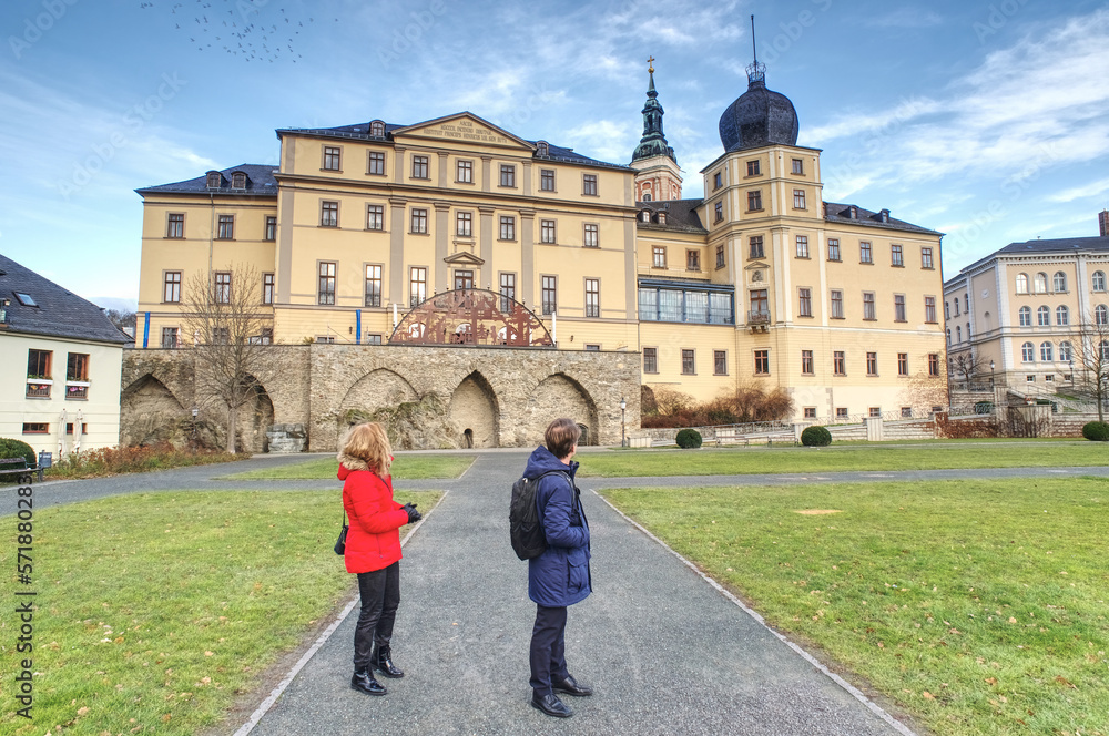 Obraz premium Deutschland - Thüringen - Greiz - Unteres Schloss