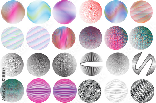 Set of spheres . Lines constructed transparent sphere .Vector  .Technology sphere Logo . Design element for posters, social media, templates, flyers, brochures . Abstract trendy transparent circles