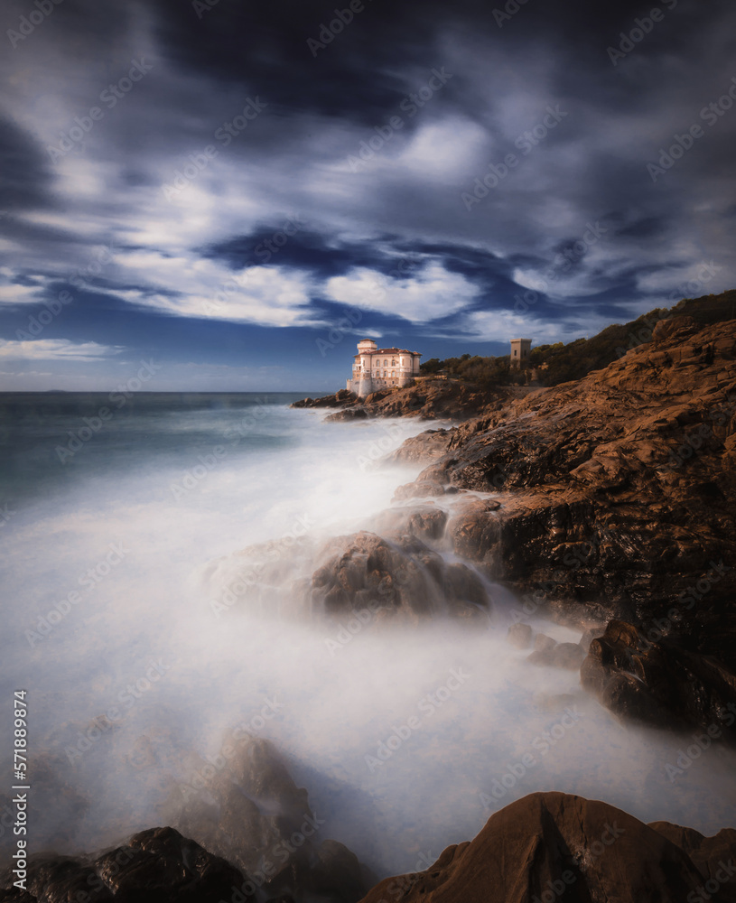 Obraz premium storm over the sea