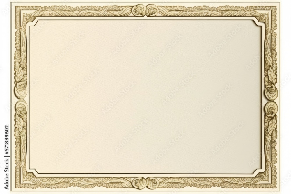 Obraz premium Vintage blank photo frame for photos on a white background. Generative AI
