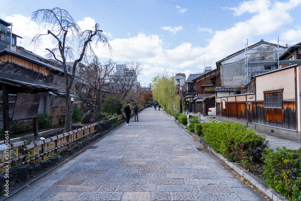 京都府　祇園の風景