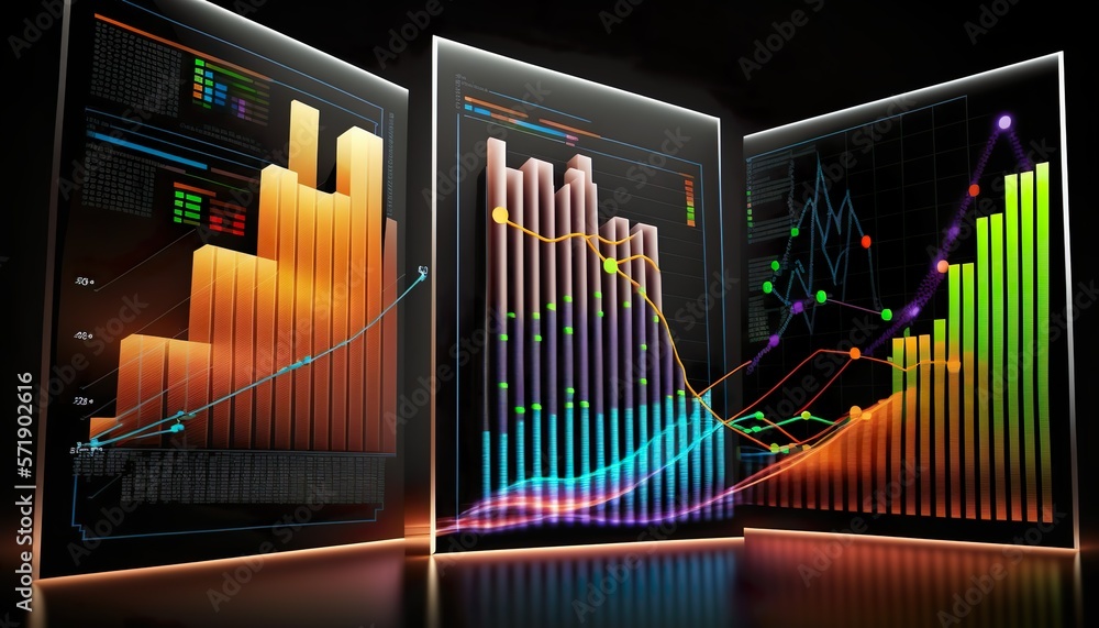 business graph and chart business graph and chart
