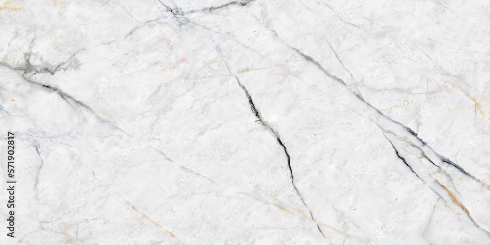 Fototapeta premium Thassos glossy crystal marble texture background, Bianco super white marble. This stone for applications ceramic slab tile, countertops, mosaic, wallpaper and kitchen interior. Glossy white marble.
