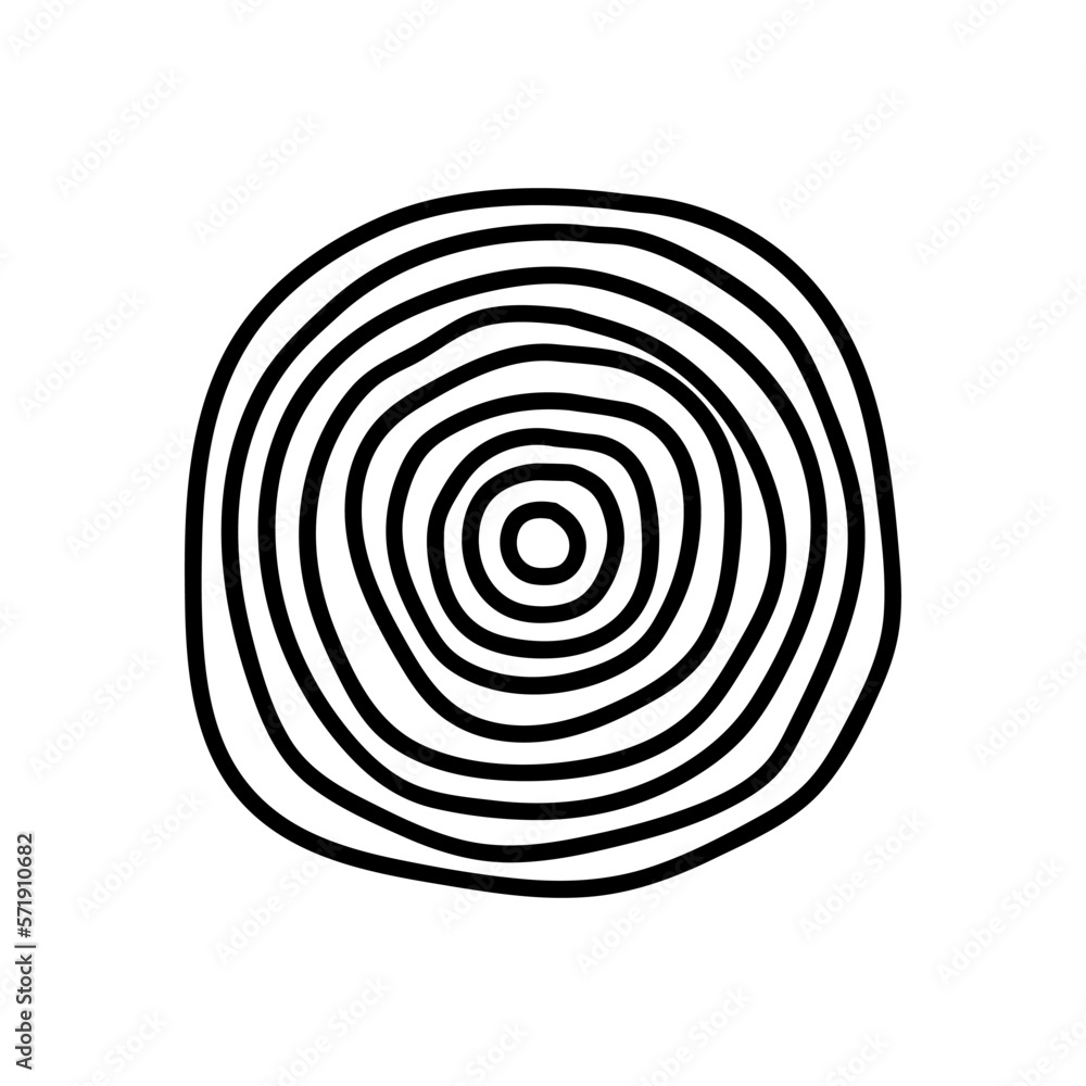 hand drawn round circles line art isolated on white background hand drawn round circles line art isolated on white background