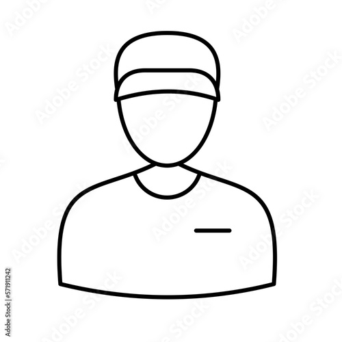 Convict Vector Icon easily modified

